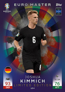 Joshua Kimmich Germany Topps Match Attax EURO 2024 Euro Master Limited Edition #LE4